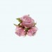 2" Diameter Ribbon Flower 3X12 | Pink